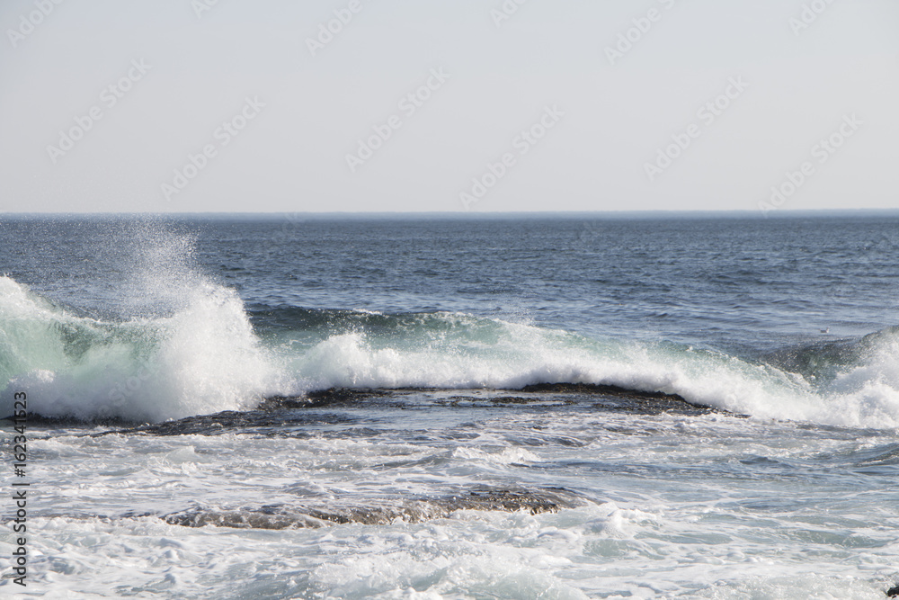 energy ocean water waves crashing