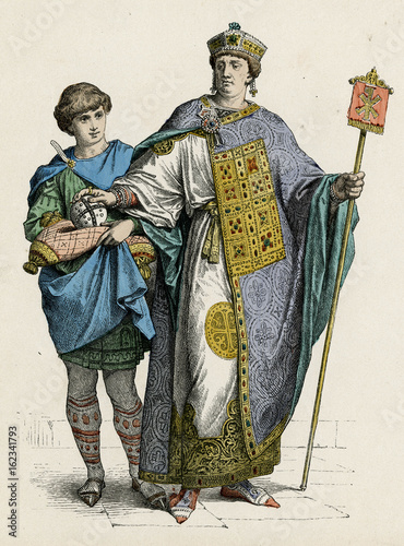 Byzantine Emperor. Date: 5th century photo