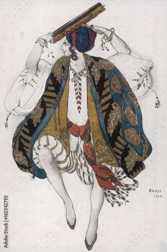 Ballet Russes - Costume. Date: 1910