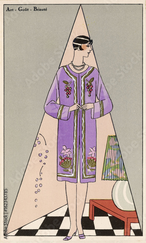 Costume - Poiret - Wool Coat. Date: 1926