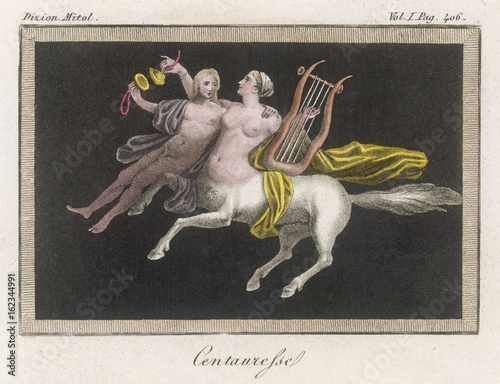 Female Centaur - Harp
