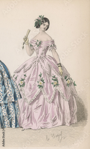 Ball Dress 1840s. Date: early 1840s
