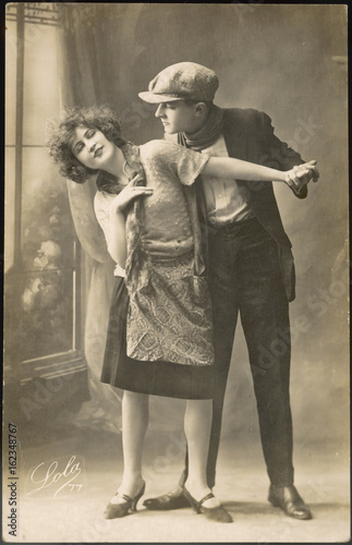 Apache Dance - France. Date: 1920's