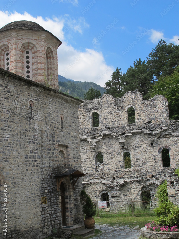 Fototapeta premium monastery dionysios,olympus