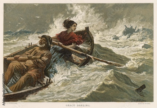 Fotografija Forfarshire Shipwreck. Date: 7 September 1838