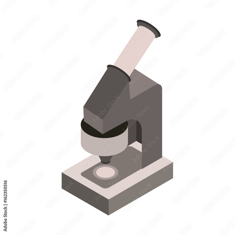 microscope isometric icon microscope isometric icon