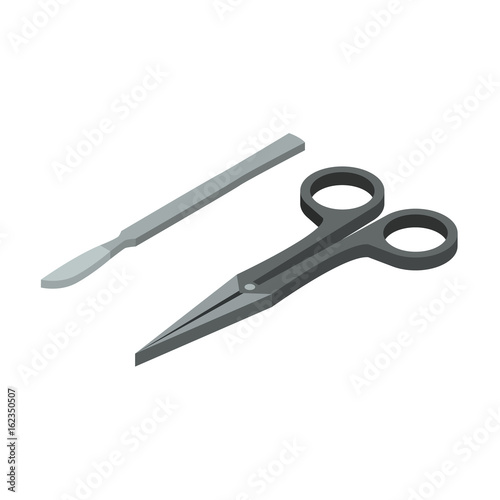 Surgical Instruments isometric icon