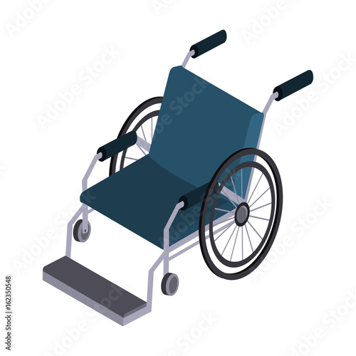 Wheelchair isometric icon