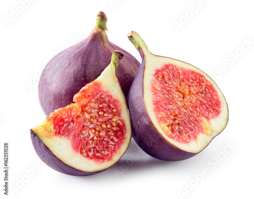Figs isolated. Fig on white background. With clipping path.
