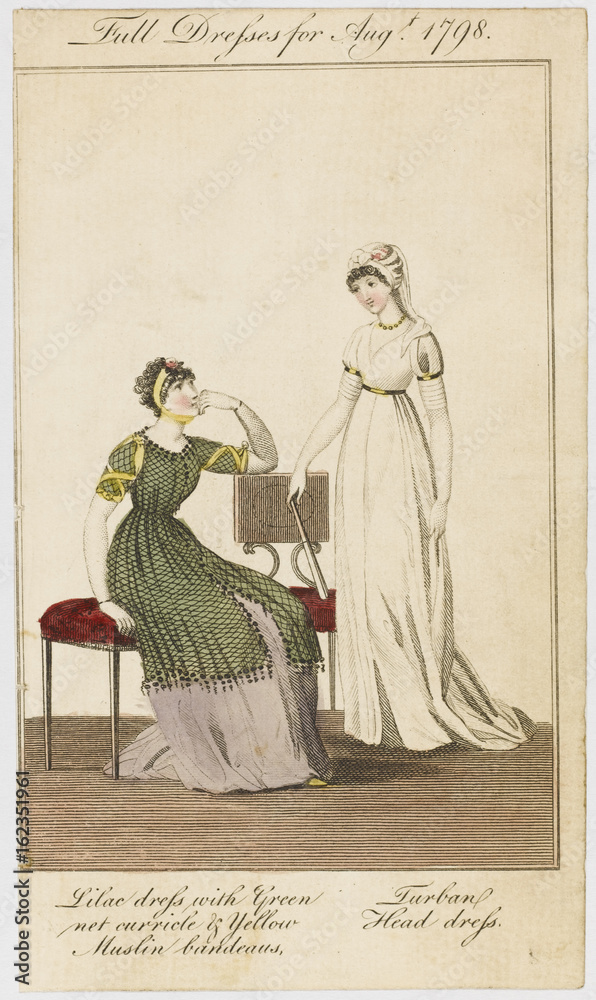 Fototapeta Full Dress 1798. Date: 1798