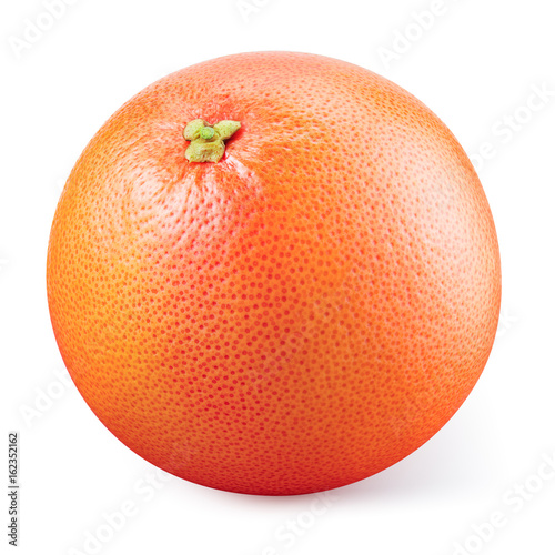 Grapefruit isolated. Grapefruit on white background. With clipping path. Full depth of field.