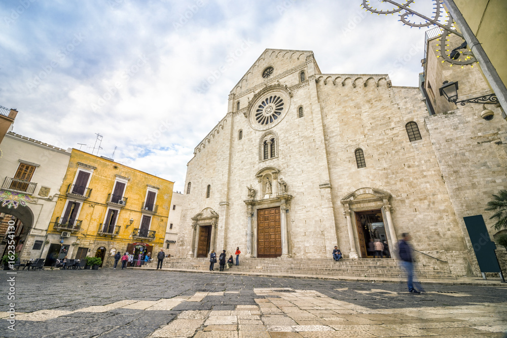 Cathedral of San Sabino in the city center of Bari, Italy