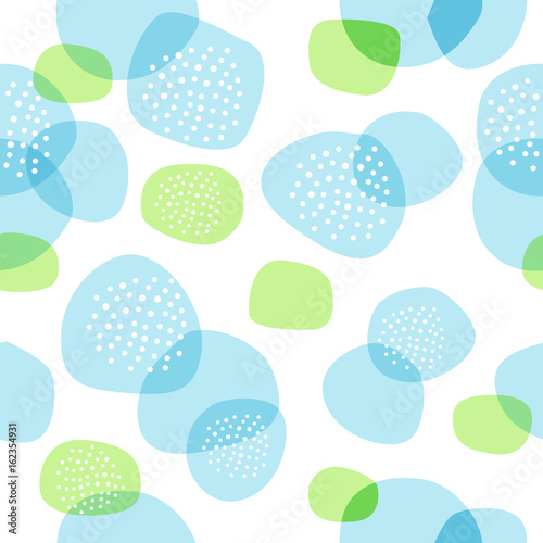 Blue Vector Seamless background