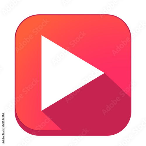 Free Download ikona z długim cieniem na tle zaokrąglonego kwadratu - GFXLoad