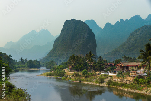 Vang Vieng and the Mekong River, Laos