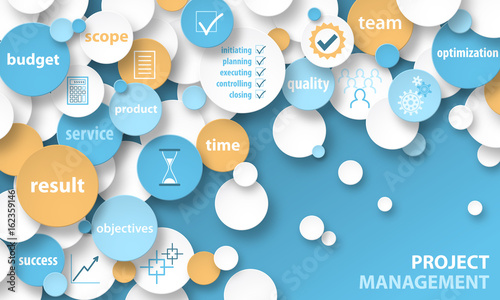 PROJECT MANAGEMENT Vector Concept Banner