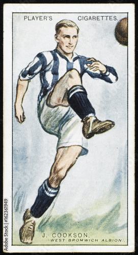 Cookson - West Bromwich Albion Footballer. Date: 1928 photo