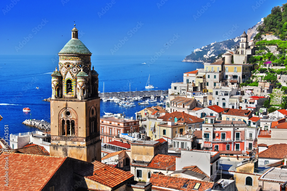 Amalfi in the province of Salerno, Campania, Italy