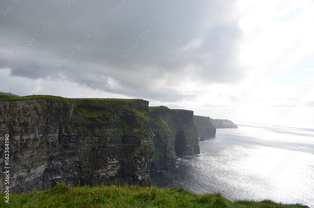 View Looking South over The Cliffs of Moher in County Clare, Ireland View Looking South over The Cliffs of Moher in County Clare, Ireland