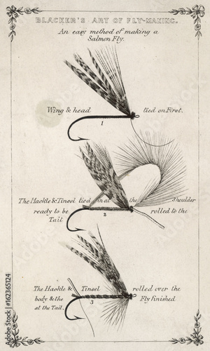 Salmon Flies. Date: circa 1850