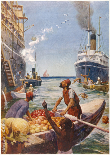 Passengers and Traders. Date: 1911