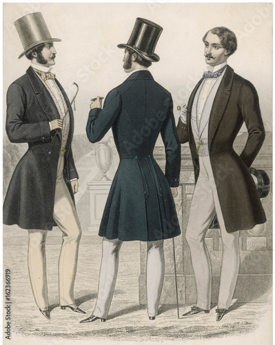 Fotografie Frock Coats 1854. Date: 1854