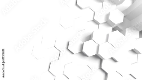 Subtle Hexagons Background - Medium