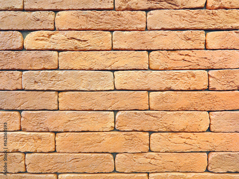 Obraz premium New red brick wall texture grunge background