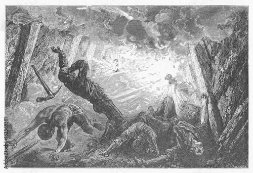 Coal Mine Explosion. Date: 1869