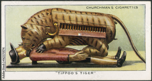 Tippoo's Tiger  mechanical toy organ. Date: mid 18th century photo