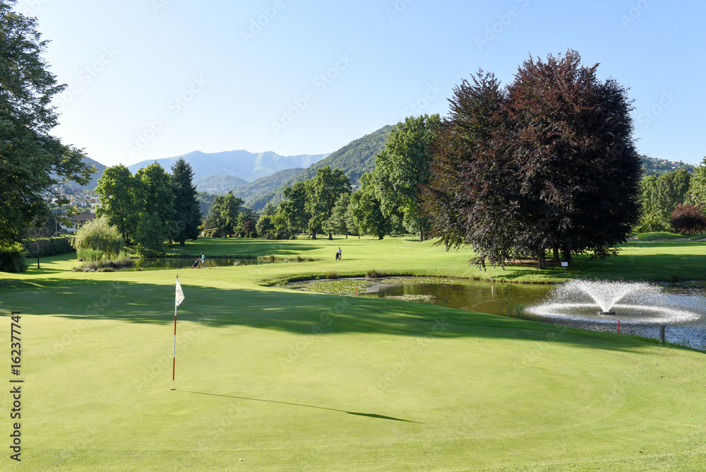 The golf course at Magliaso
