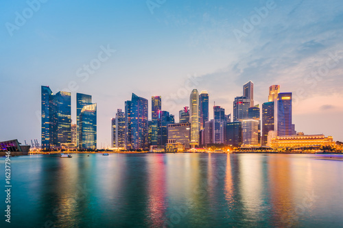 Singapore City Skyline © SeanPavonePhoto