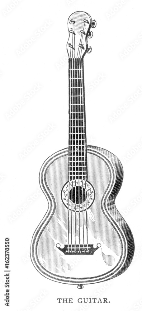 Guitar on its Own. Date: 1897