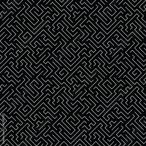 abstract geometric line graphic maze pattern background