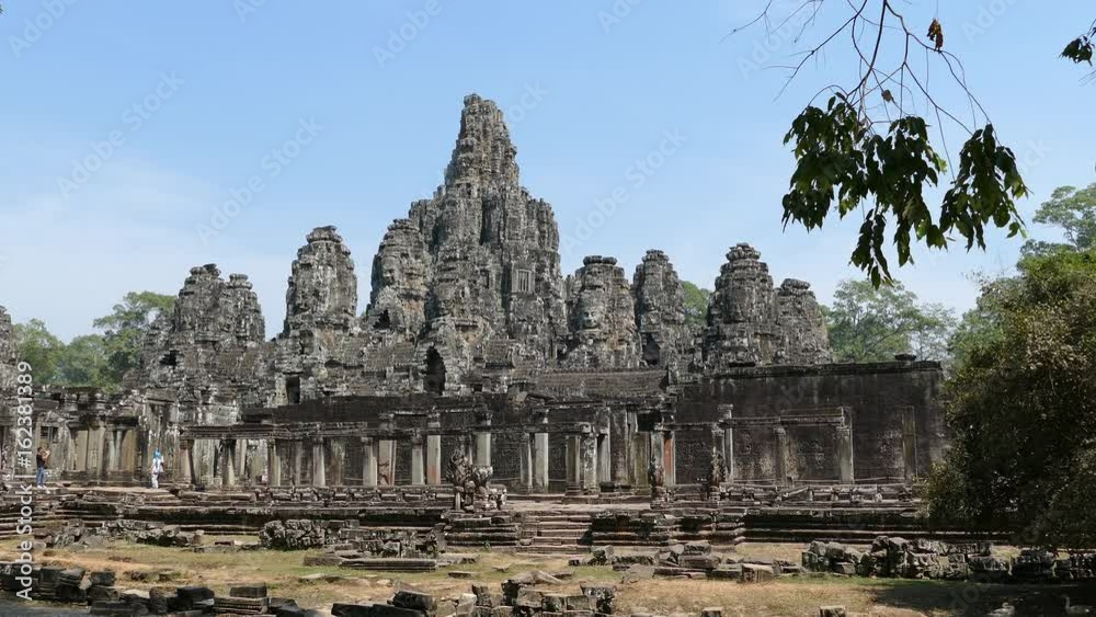 The Bayon Khmer temple at Angkor Wat Cambodia The Bayon Khmer temple at Angkor Wat Cambodia