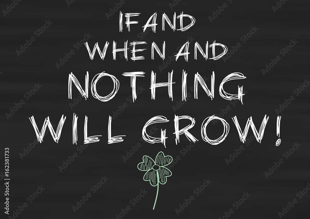 Obraz premium if and when