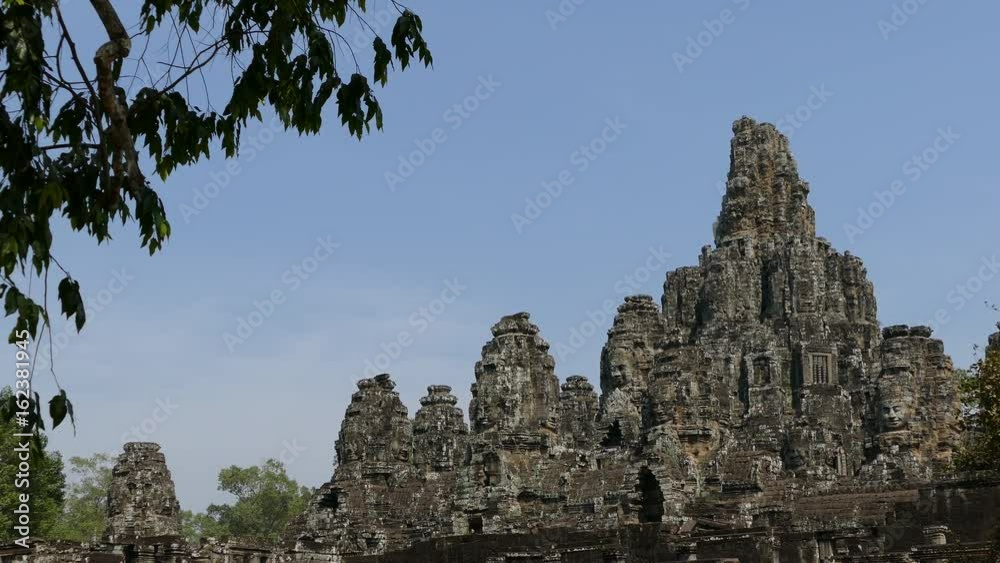 The Bayon Khmer temple at Angkor Wat Cambodia The Bayon Khmer temple at Angkor Wat Cambodia