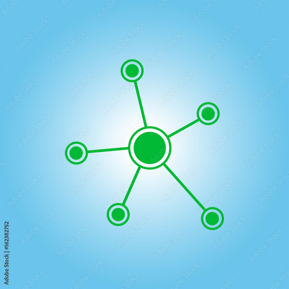 Social network single icon. Global technology. The network of social connections in the business. Social network single icon. Global technology. The network of social connections in the business.