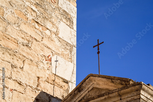 Church of Sant Pere de Pals in Catalonia, Spain, an ancient religious temple built in the tenth century photo