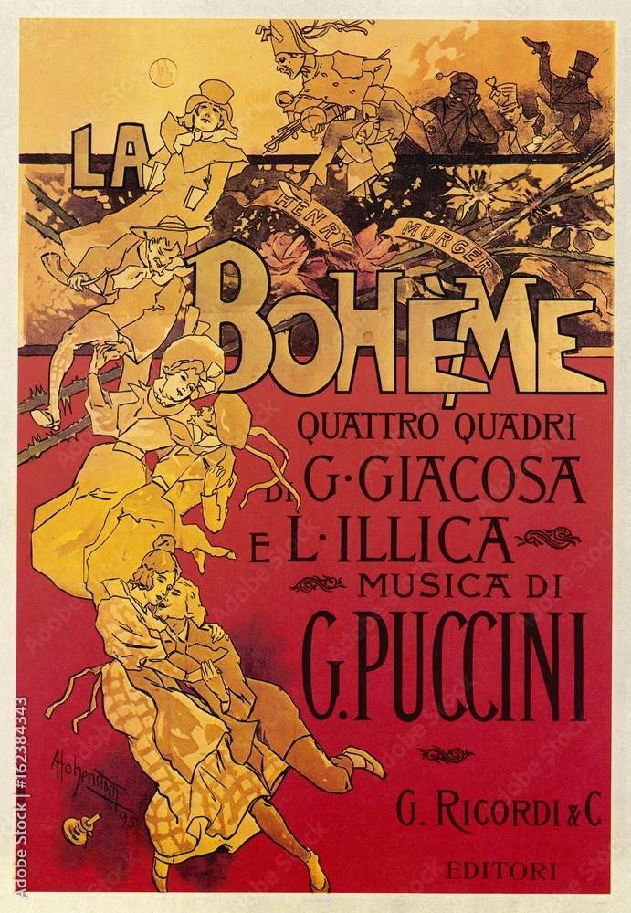 Fotografia La Boheme opera score by Giacomo Puccini. Date: 1896 su  EuroPosters.it