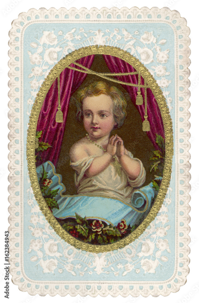 Obraz premium Valentine Girl. Date: 1872