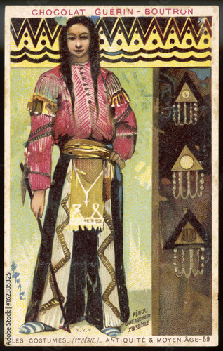 Costume - Men - Peru - Warrior. Date: 14th century