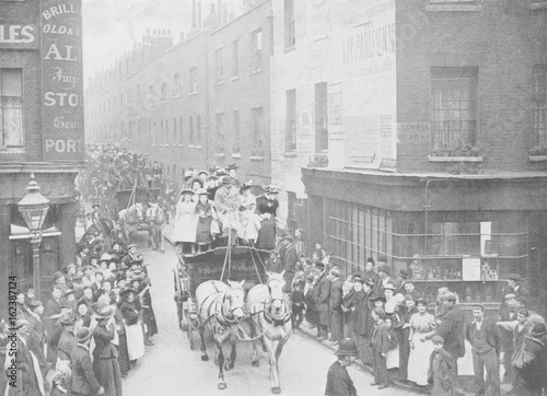 Bank holiday outinf for children. Date: 1897