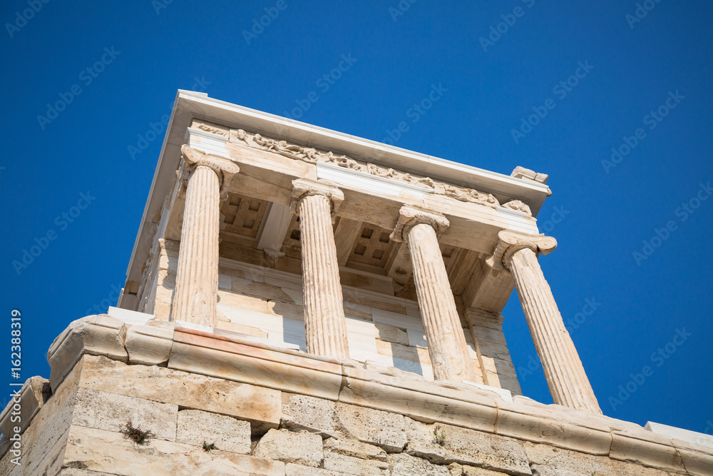 Temple of Nicky Ateros or Athena Nike Acropolis Athens Greece. Temple of Nicky Ateros or Athena Nike Acropolis Athens Greece.