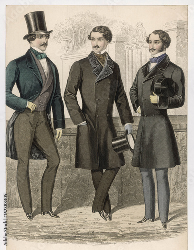 Men's Coats 1853. Date: 1853