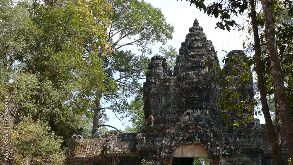 One of the gates at Angkor Wat Cambodia One of the gates at Angkor Wat Cambodia