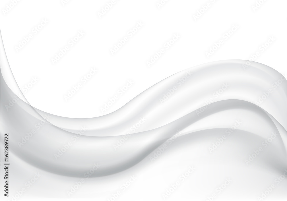 White fabric waving and blank space design modern luxury creative background vector illustration. White fabric waving and blank space design modern luxury creative background vector illustration.