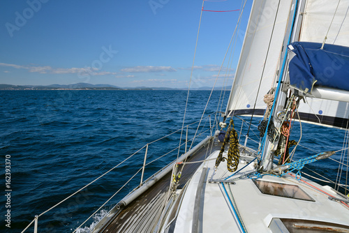 sea view from sailing yacht © sergiy1975