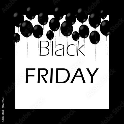Black friday banner vector illustration