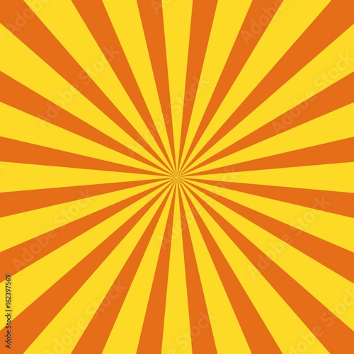 Sunburst retro vector background